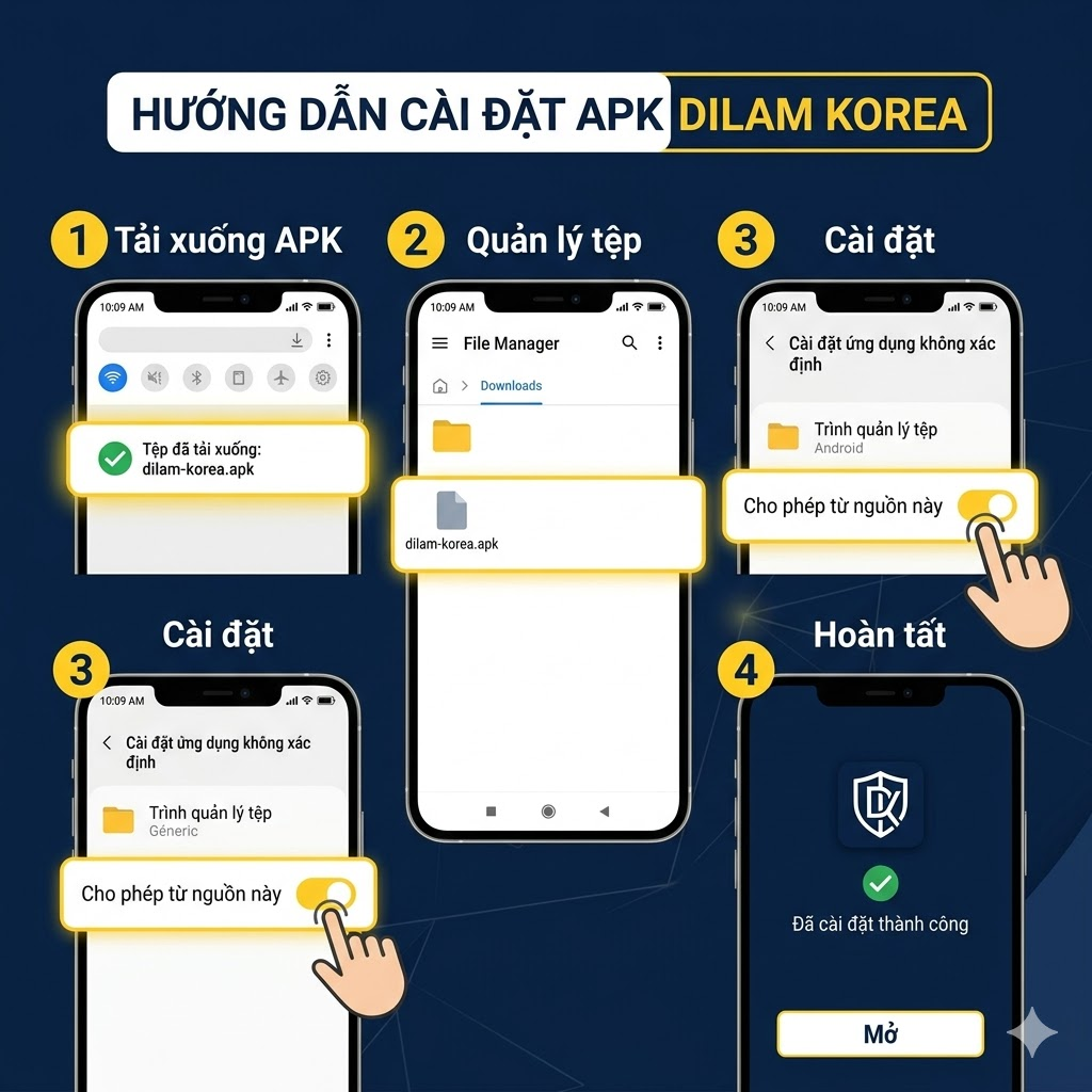 Hướng dẫn cài đặt APK
